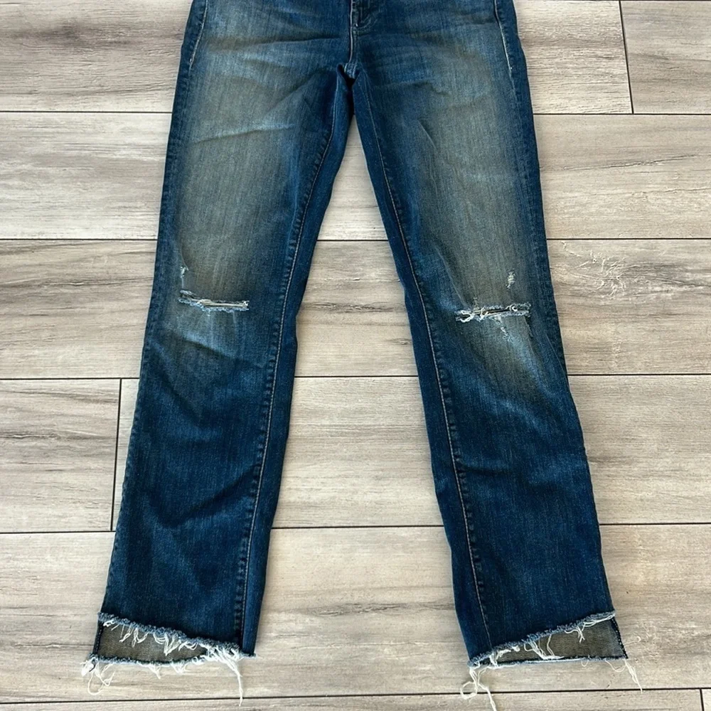 MOTHER the rascal ankle step fray jeans size 24 field of dreams